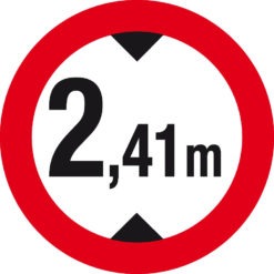 Aufkleber: Höhenbegrenzung Waschanlage