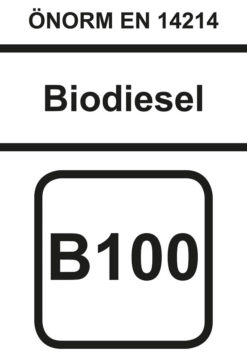 Aufkleber: Fuel Labelling: Biodiesel